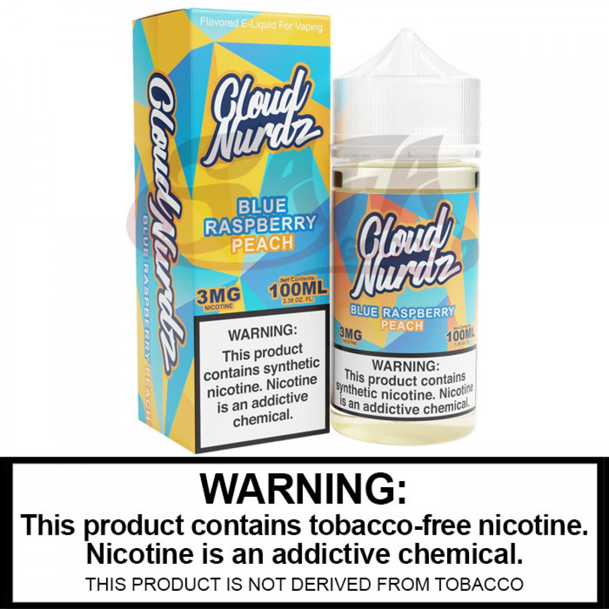 Cloud Nurdz E-Liquids 100mL Tobacco Free Nicotine